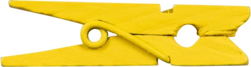 Vista 12 de JAM Papel® Mini Madera Ropa Pin Clips – 1 1/8" & 7/8 – 50 por caja, Blanco