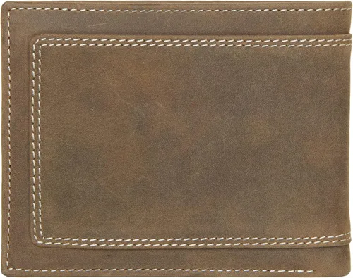 Vista 31 de WOLVERINE Billetera plegable de lona/cuero para hombre