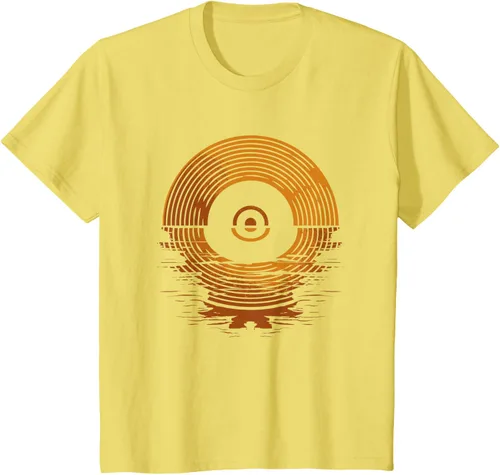 Vista 44 de Vinyl LP Records - Camiseta de vinilo Sunset Negro