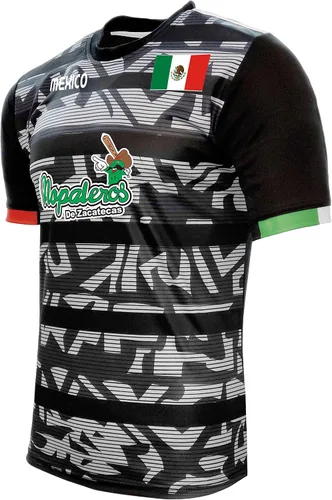 Vista 2 de Jersey México Nopaleros de Zacatecas 100% Poliéster BlackGrey_Hecho en México