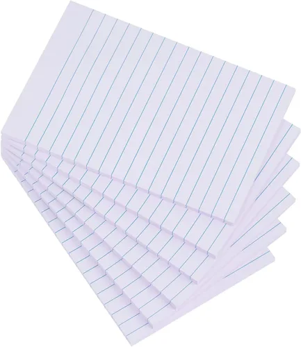 Vista 4 de Vanpad Notas adhesivas forradas de 4 x 6 pulgadas, color verde brillante con rayas, notas adhesivas súper adherentes, adhesivo fuerte, 6
