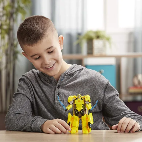 Vista 6 de Transformers Toys Cyberverse Ultra Class Bumblebee Figura de acción, combina con armadura Energon para encenderse, para niños de 6 años en adelante