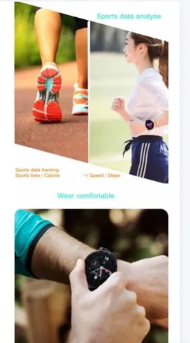 Vista 2 de JK103 SmartWatch TFT Display Sports Bracelet Reloj despertador
