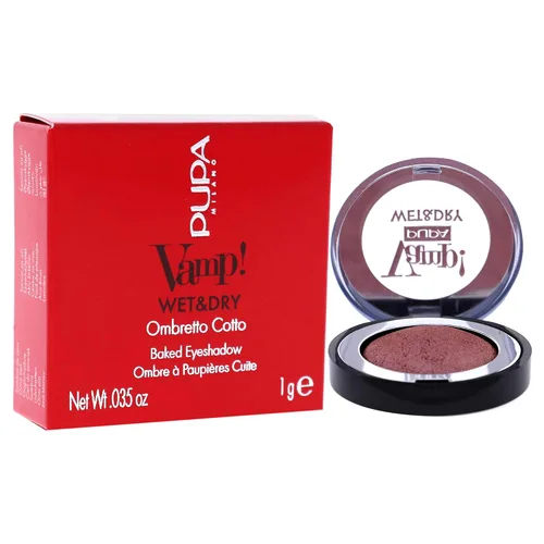 Vista 3 de Pupa Milano Vamp! Sombra de ojos horneada húmeda y seca, textura ligera y ultrafina, mejora los párpados con un color radiante y multifacético