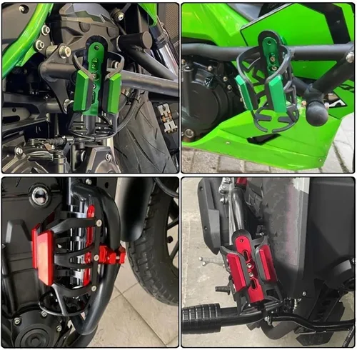 Vista 8 de for YH FZ8 FZ-8 2010-2017 2018 Motorcycle Accessories Beverage Water Bottle Drink Cup Holder(Black)