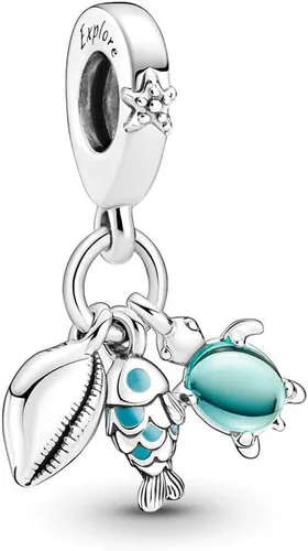Vista 3 de Animal Charm 925 Sterling Silver Openwork Bead for Charm Bracelets and Necklaces,Jewelry Gifts Women