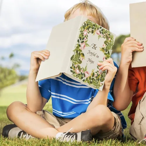 Vista 6 de Rnyleeg - Fundas de libro elásticas con diseño floral, diseño reutilizable y resistente - Protege tus libros de texto