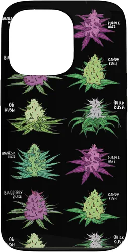 Vista 10 de Weed Pattern Kind of Weed Pot Stoner Marihuana Cannabis Leaf Case para iPhone 17