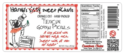 Vista 2 de Harold's - Sissy Sweet Crinkle Cut Pickles