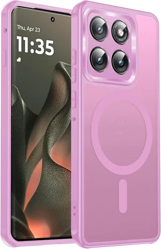 Vista 371 de LeYi Funda para teléfono Samsung-S23: protector de pantalla e imán MagSafe Púrpura