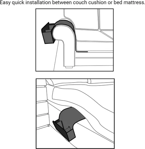 Vista 5 de VRGE - Organizador de juegos para mesita de noche, soporte de fieltro colgante para controladores de juegosauricularesMeta Oculus Quest 32 VR