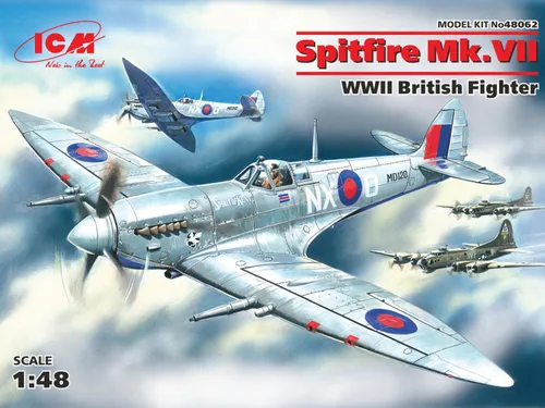 Vista 2 de ICM Modelos Spitfire Mk.VII Kit de construcción