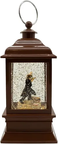 Vista 2 de Harry Potter Kurt Adler - Linterna LED musical giratoria de 9 pulgadas, funciona