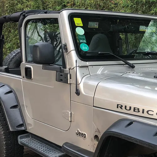 Vista 2 de Antena corta de 13 pulgadas para Jeep Wrangler TJ 1997-2006, nueva antena flexible en espiral de repuesto para Jeep Wrangler TJ 1997-2006