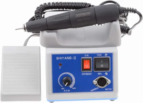 Vista 6 de Alkita Pulidora Micro Motor N3 estilo maratón + SH37LN 4.5W RPM mango equipo de laboratorio