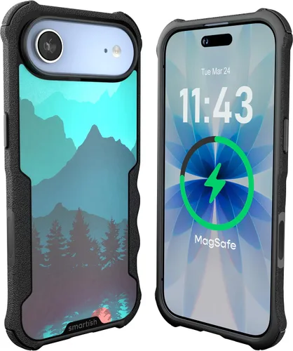 Vista 83 de Smartish Funda para iPhone 12 Pro Max Armor - Gripzilla [resistente + protectora] Funda de agarre delgada y resistente - Black Tie Affair