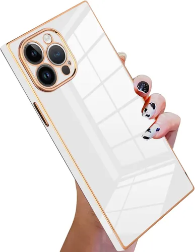 Vista 158 de KANGHAR Funda compatible con iPhone 12 de lujo con bonito diseño galvanizado, carcasa de cuerpo completo, antiarañazos, a prueba de golpes, funda