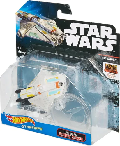 Vista 5 de Hot Wheels Star Wars Rogue One nave espacial, Ghost (Rebels)