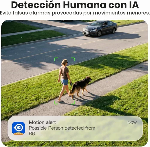 Vista 5 de GALAYOU Cámara solar inalámbrica al aire libre para seguridad en el hogar