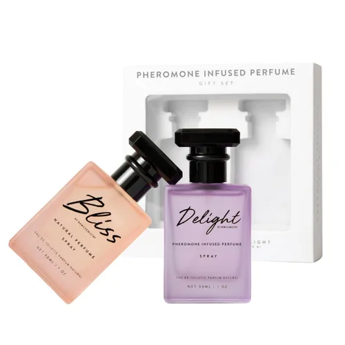 Vista 3 de RawChemistry Bliss and Delight - Un set de regalo de perfume con infusión de feromonas