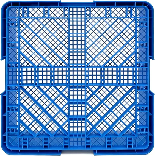 Vista 5 de Estante de cubiertos para lavavajillas comercial Combinación de tamaño completo Polipropileno (azul)