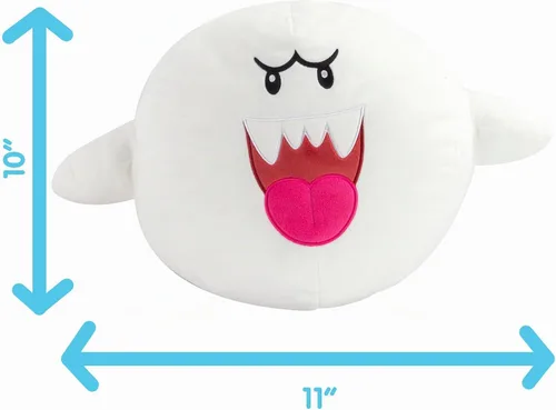 Vista 4 de Club Mocchi Mocchi Super Mario Boo Mega - Peluche de 15 pulgadas