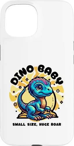 Vista 6 de Cute Dino Baby Cartoon Illustration for Kids Case for iPhone 17