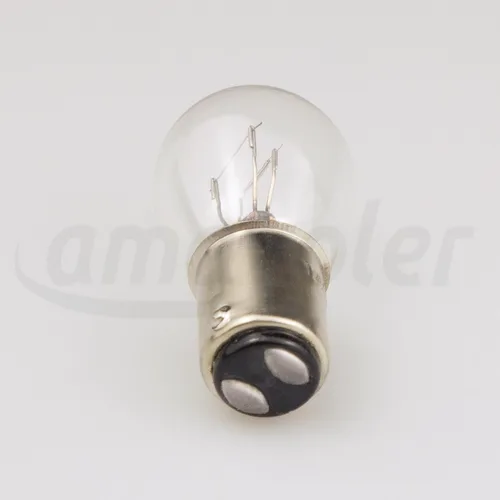 Vista 4 de Bombín de Luz de Freno Trasero 12v 5w 21w/5w Piezas de Reemplazo del Mercado de Posventa Compatibles con Ciclomotor, Scooter, ATV, Quad, Go Kart