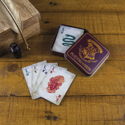 Vista 2 de Paladone Cartas de Harry Potter con símbolos de la casa de Hogwarts