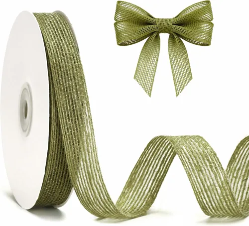 Vista 11 de joycraft Cinta de arpillera - 3/8 pulgadas x 20 yardas de yute natural Marrón