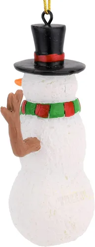 Vista 4 de Tree Buddees Divertido adorno navideño para orinar en muñeco de nieve