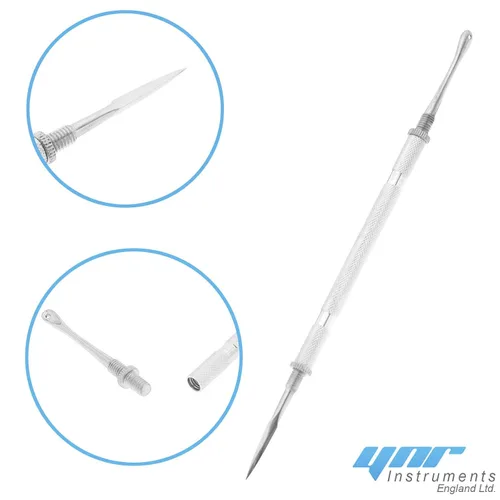 Vista 3 de YNR Skincare Tools - Extractor de espinillas y espinillas para acné, removedor de comedones, 3