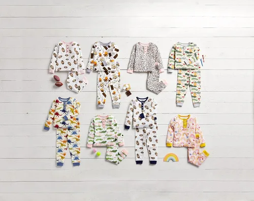 Vista 5 de Mud Pie Conjunto de pijama deportivo para bebé y niña