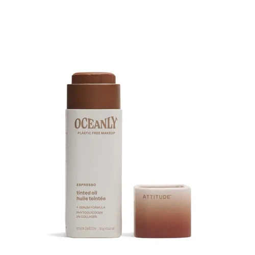 Vista 9 de ATTITUDE Oceanly Light Coverage - Barra de aceite tintado para la cara, verificado por EWG, sin dióxido de titanio, vegano y libre de crueldad, sin