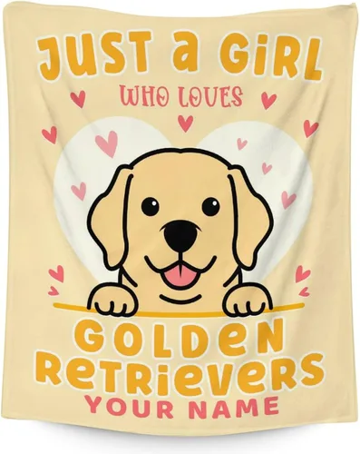 Vista 21 de Golden Retriever - Manta de regalo – 30 x 40 pulgadas, bonita manta de perro para amantes de los perros, niños, niños y niñas, mantas suaves