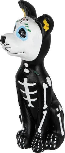 Vista 3 de Northlight Figura decorativa de perro con esqueleto del Día de los Muertos de 5 pulgadas