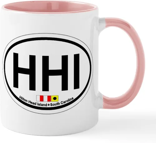 Vista 6 de CafePress Hilton Head Island SC - Taza de café de cerámica (11.0 fl oz)