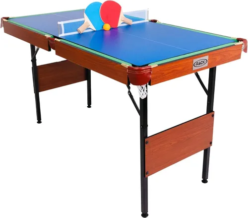 Vista 4 de RACK Crucis - Mesa de billar/pool plegable, 5.5 pies