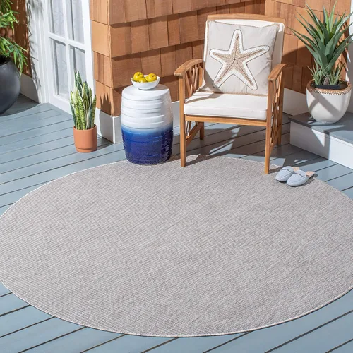 Vista 11 de SAFAVIEH Courtyard Collection - Alfombra de pasillo, 2 pies 2 pulgadas x 9 pies, aguamarina y aguamarina, no desprende pelusa y de fácil cuidado