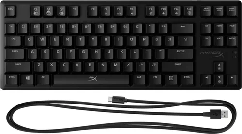 Vista 10 de HyperX Alloy Origins Core - Teclado mecánico para juegos tenkeyless, luz controlada por software y personalización macro, factor de forma compacto
