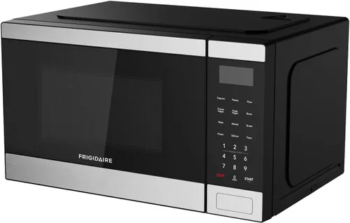 Vista 8 de Microondas Frigidaire de 0.9 pies cúbicos, panel de control digital - Configuraciones de cocción automática - Bloqueo de seguridad para niños