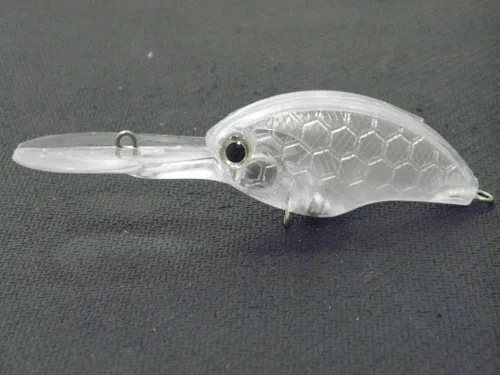 Vista 24 de 10 Señuelo en Blanco sin Pintar Minnow Crankbait de Agua Superior sin Labios Jerkbait Señuelos de Pesca