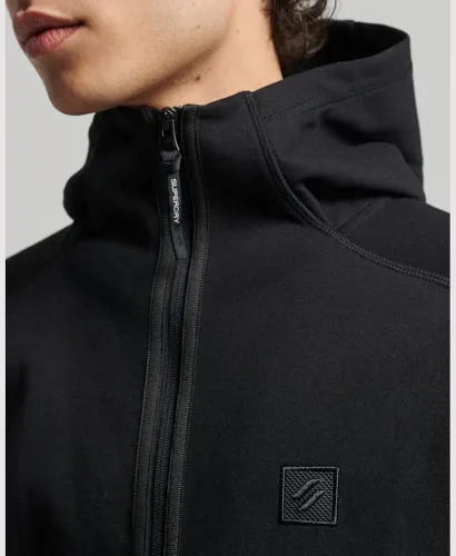 Vista 4 de Superdry Code Tech - Sudadera con capucha para hombre, ajuste relajado