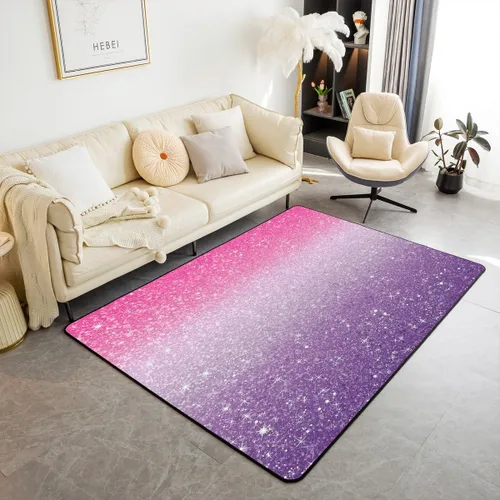 Vista 25 de jejeloiu Juego de alfombras de sala de estar, decoración de cine y noche, juego de alfombras de área de 3 x 5 con palomitas de maíz para interiores