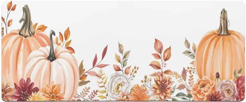 Vista 7 de Tapete de baño de calabaza rosa naranja para bañera, antideslizante, de secado rápido y absorbente, de tierra de diatomeas, fregadero de ducha