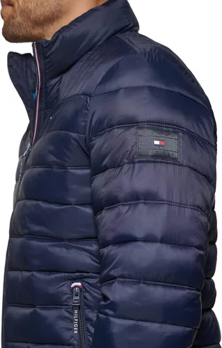 Vista 5 de Tommy Hilfiger Ultra Loft Chaqueta inflada, ligera y plegable para hombre, tallas estándar, grandes y altas
