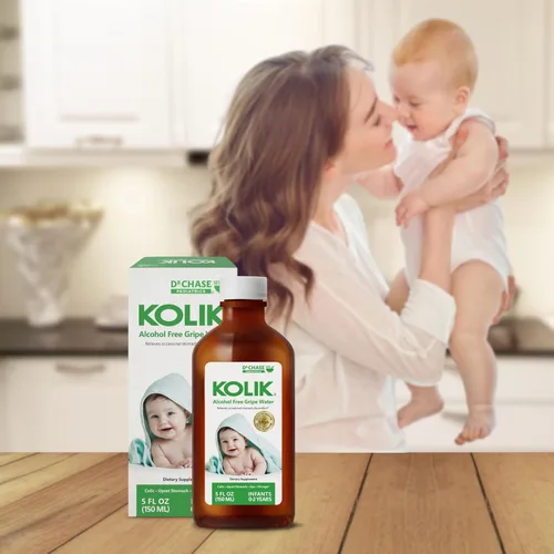 Vista 7 de Dr. Chase Kolik Gripe Water for Babies - Alivio de cólicos, gases y molestias para recién nacidos y bebés, gotas de gas a base de plantas sin
