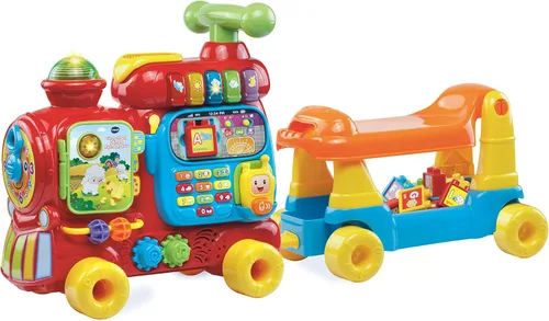Vista 3 de VTech Sit-to-Stand Nuevo Tren del Alfabeto, Rojo