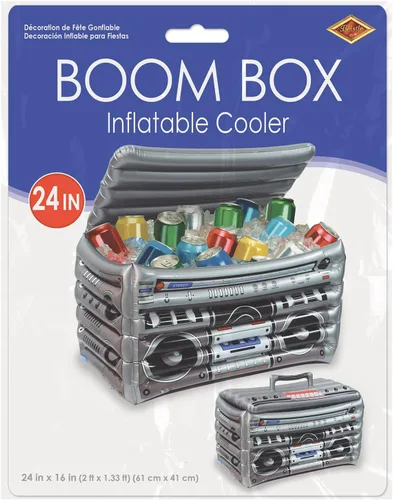 Vista 4 de Beistle Inflatable Cooler – 50's & 80's Party Decorations, Drink Containers, Beverage Cooler, Music Themed Decorations: Decades