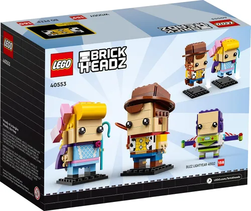 Vista 7 de LEGO BrickHeadz Woody y Bo Peep - Toy Story, 296 piezas